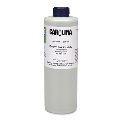 Propylene Glycol, Laboratory Grade, 500 mL