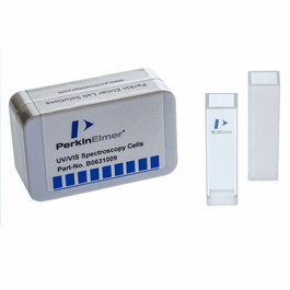 PerkinElmer® Quartz SUPRASIL Rectangular Macro Cells with PTFE Lid - PerkinElmer UV Quartz SUPRASIL Rectangular Macro Cell with PTFE Lid - 20 mm, Qty. 2 - 2 ea