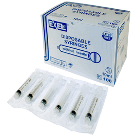 Exel® Sterile Luer Lock Syringes with Caps