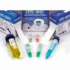 Diversified Biotech Cryo-Tags® and Cryo-Babies® on Rolls for Handwriting