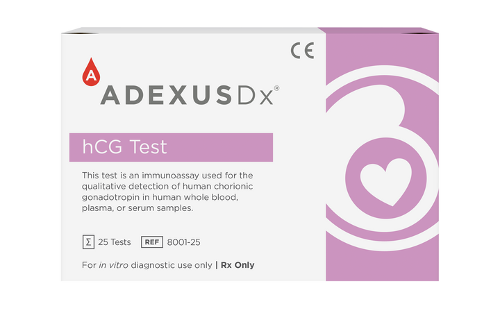 ADEXUSDx® hCG Assay Case of 1000 (Boxes of 25)