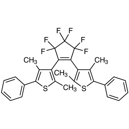 1,2-Bis(2,4-dimethyl-5-phenyl-3-thienyl)-3,3,4,4,5,5-hexafluoro-1-cyclopentene (purified by sublimation), CAS RN: 172612-67-8, Product Number: B5604