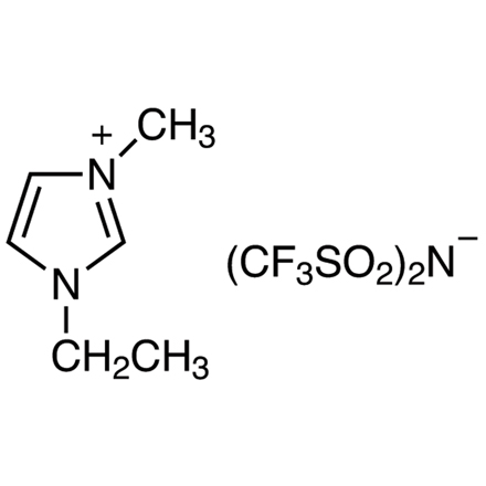 1-Ethyl-3-methylimidazolium Bis(trifluoromethanesulfonyl)imide, CAS RN: 174899-82-2, Product Number: E0599