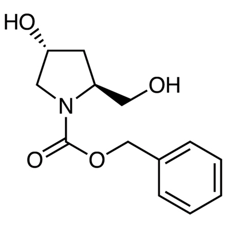 N-Carbobenzoxy-trans-4-hydroxy-L-prolinol, CAS RN: 95687-41-5, Product Number: C3255