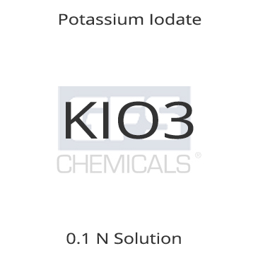 POTASSIUM IODATE, 0.1 N SOLUTION, (0.0167 mol/L) IODIMETRIC STANDARD