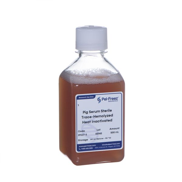 Pig Serum Sterile Trace-Hemolyzed Heat Inactivated