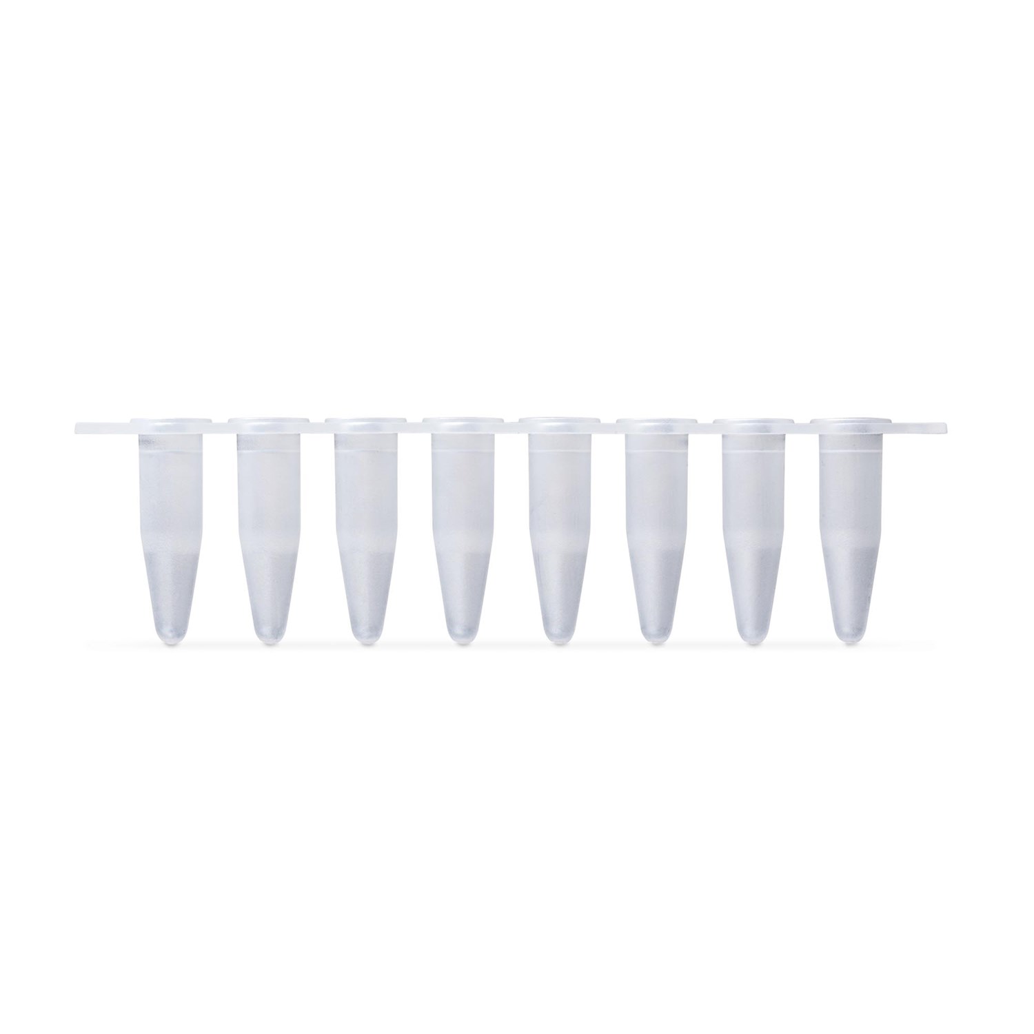 qPCR 8-tube strip, 0.2 ml, high profile, frosted