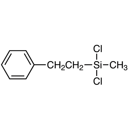 Dichloro(methyl)(2-phenylethyl)silane, CAS RN: 772-65-6, Product Number: D5569