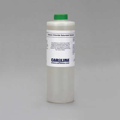 Sodium Chloride, Saturated, Aqueous, Laboratory Grade, 500 mL