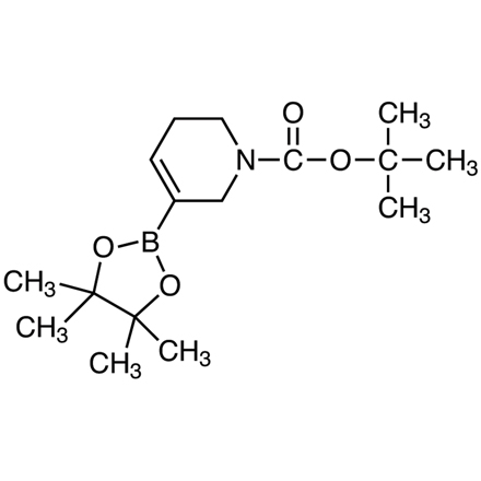 1-(tert-Butoxycarbonyl)-1,2,5,6-tetrahydro-3-(4,4,5,5-tetramethyl-1,3,2-dioxaborolan-2-yl)pyridine, CAS RN: 885693-20-9, Product Number: B5844