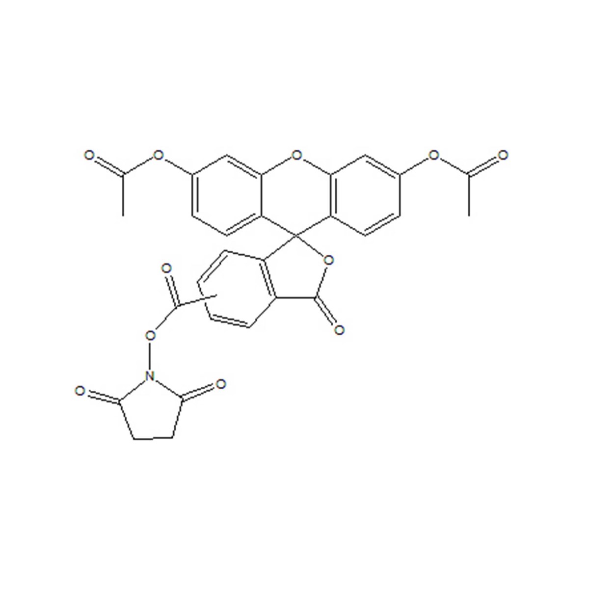 5(6)-CFDA, SE [5(6)-Carboxyfluorescein diacetate, SE] Fluorescent pH Indicator - 25 mg