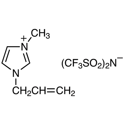 1-Allyl-3-methylimidazolium Bis(trifluoromethanesulfonyl)imide, CAS RN: 655249-87-9, Product Number: A3210