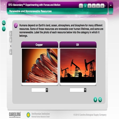 STC-Secondary™: Experimenting with Forces and Motion Interactive Whiteboard Activity