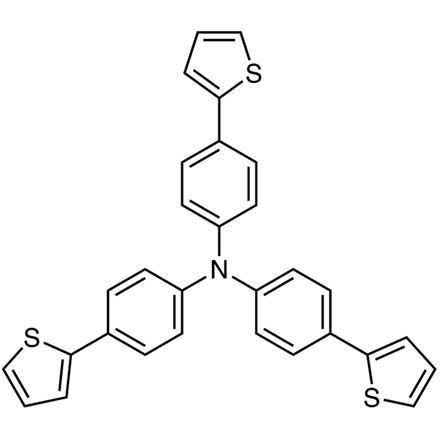 Tris[4-(2-thienyl)phenyl]amine, CAS RN: 142807-63-4, Product Number: T3050