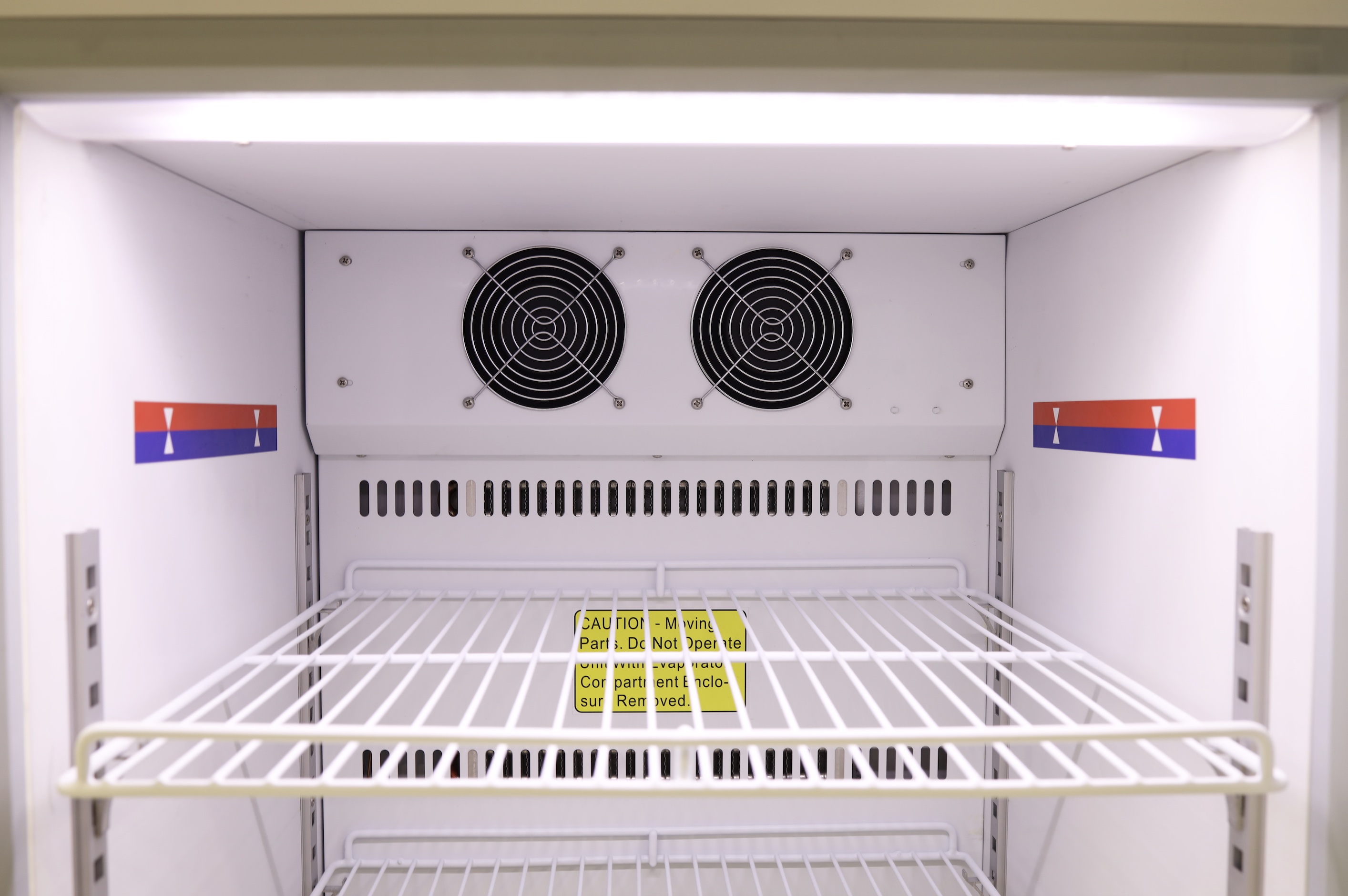 14 Cu. Ft. Glass Door Upright Refrigerator
