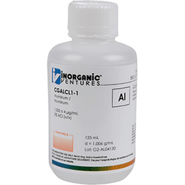 1000 ppm Aluminum for ICP in HCl
