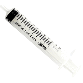 Exel® Sterile Luer Slip Syringes with Caps - Exel 10 to 12 mL Sterile Luer Slip Syringes with Cap - 100 ea