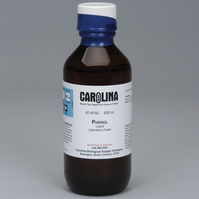Phenol Liquefied, Laboratory Grade, 500 mL