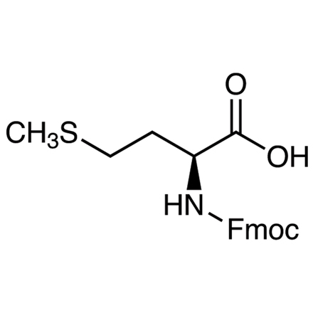 N-[(9H-Fluoren-9-ylmethoxy)carbonyl]-L-methionine, CAS RN: 71989-28-1, Product Number: F0296