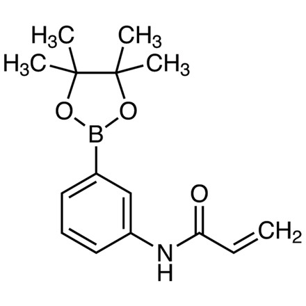 N-[3-(4,4,5,5-Tetramethyl-1,3,2-dioxaborolan-2-yl)phenyl]acrylamide, CAS RN: 874363-18-5, Product Number: T3826