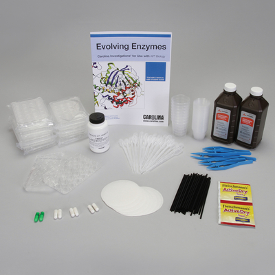 Carolina Investigations® for Use with AP® Biology: Evolving Enzymes 8-Station Kit (with prepaid coupon)