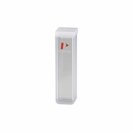 PerkinElmer® UV/Vis Rectangular Macro Cells with Glass Lid - PerkinElmer UV Quartz SUPRASIL Rectangular Macro Cell with Glass Lid - 1 mm, Qty. 2 - 2 ea
