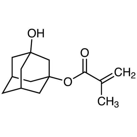 3-Hydroxy-1-methacryloyloxyadamantane (purified by sublimation), CAS RN: 115372-36-6, Product Number: H1689