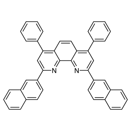 2,9-Di(naphthalen-2-yl)-4,7-diphenyl-1,10-phenanthroline, CAS RN: 1174006-43-9, Product Number: D5581