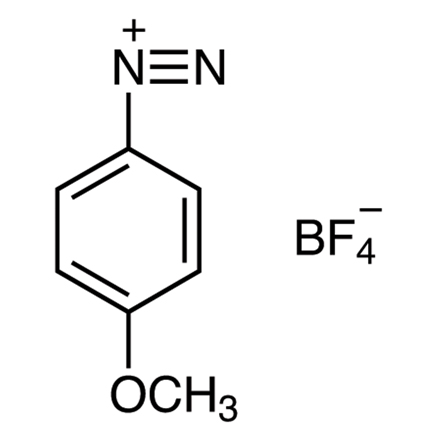 4-Methoxybenzenediazonium Tetrafluoroborate, CAS RN: 459-64-3, Product Number: M2636