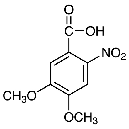 4,5-Dimethoxy-2-nitrobenzoic Acid, CAS RN: 4998-07-6, Product Number: D2628