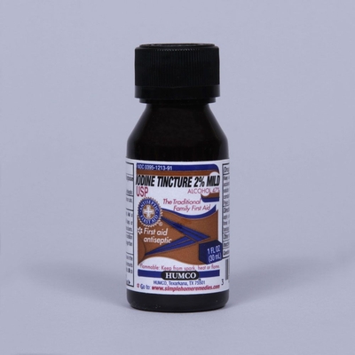 Iodine, Tincture, 2%, 1 oz
