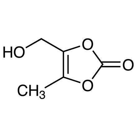 4-(Hydroxymethyl)-5-methyl-1,3-dioxol-2-one, CAS RN: 91526-18-0, Product Number: H1447