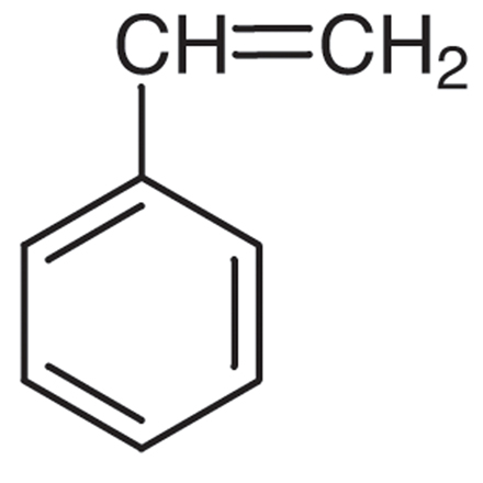 Styrene (stabilized with TBC), CAS RN: 100-42-5, Product Number: S0095