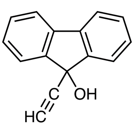 9-Ethynyl-9-fluorenol, CAS RN: 13461-74-0, Product Number: E0548
