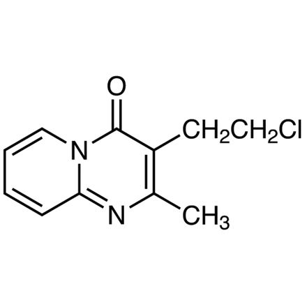 3-(2-Chloroethyl)-2-methyl-4H-pyrido[1,2-a]pyrimidin-4-one, CAS RN: 41078-70-0, Product Number: C2716