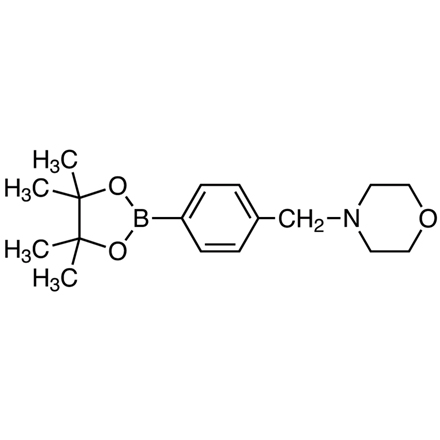 4-[4-(4,4,5,5-Tetramethyl-1,3,2-dioxaborolan-2-yl)benzyl]morpholine, CAS RN: 364794-79-6, Product Number: T3477