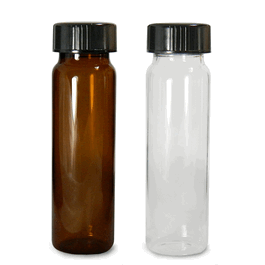 Qorpak® Ready to Clean Screw Thread Vials, Borosilicate Glass