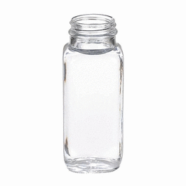 DWK Life Sciences WHEATON® Clear French Square Bottles ONLY (No Caps)