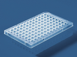 BrandTech® 96-Well Clear PCR Plates, Non-Skirted - 96-well Clear PCR Plates, semi-skirted, low-profile, 0.15mL, 10 bags of 5 - 50 ea
