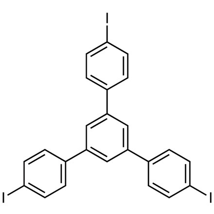 1,3,5-Tris(4-iodophenyl)benzene, CAS RN: 151417-38-8, Product Number: T3084
