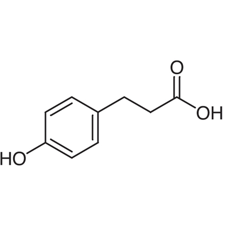 3-(4-Hydroxyphenyl)propionic Acid, CAS RN: 501-97-3, Product Number: H0599