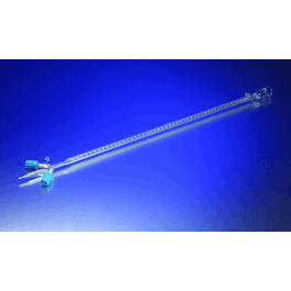 Corning® PYREX® Burets with White Enamel Markings and Dual Rotaflo® Stopcocks - PYREX 50 mL Buret with White Enamel Markings, with Dual Rotaflo Stopcocks - 1 ea