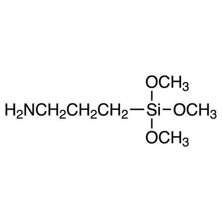 3-Aminopropyltrimethoxysilane, CAS RN: 13822-56-5, Product Number: T1255