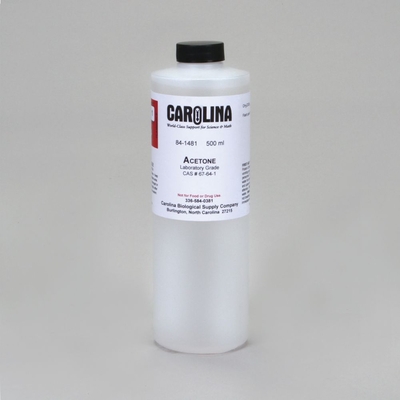 Acetone, Laboratory Grade, 500 mL