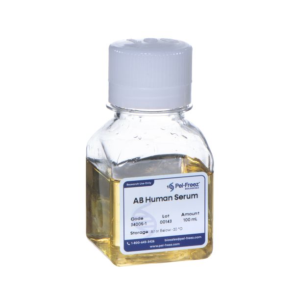 Human Serum Type AB Sterile Male Plasma Derived