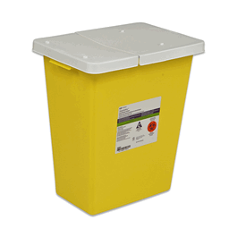 Monoject™ Trace Chemotherapy Containers with Hinged Lid