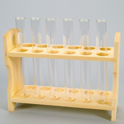 Test Tube Support, Hardwood, Holes 20 mm, Holds 12
