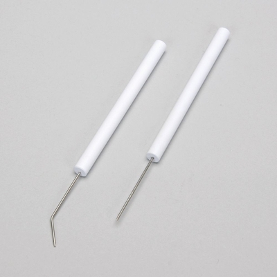 Dissecting Needle, Plastic Handle, Curved Point