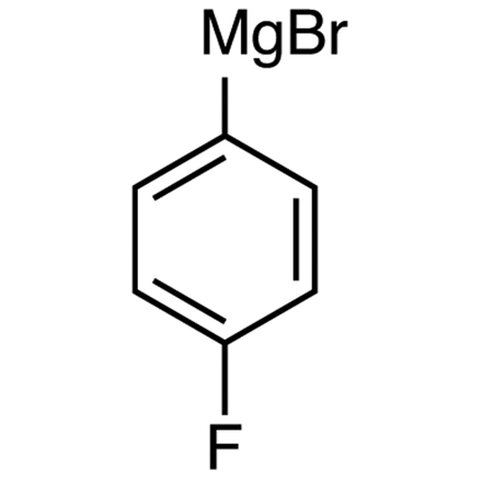 4-Fluorophenylmagnesium Bromide (ca. 19% in Tetrahydrofuran, ca. 1.0mol/L), CAS RN: 352-13-6, Product Number: F0673