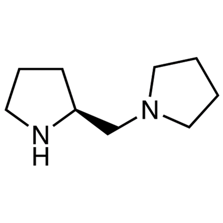 (S)-(+)-1-(2-Pyrrolidinylmethyl)pyrrolidine, CAS RN: 51207-66-0, Product Number: P1241